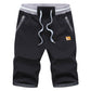 Men's Color-Blocking Drawstring Shorts
