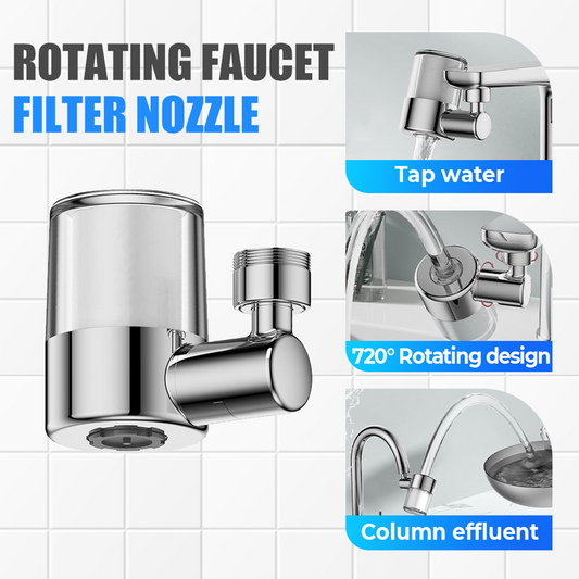 💦✨ NEW! 720° Rotating Faucet Filter Nozzle Set – Clean Water & Perfect Spray in One!