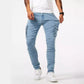 Men's Slim Fit Jeans with Functional Pockets