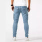 Men's Slim Fit Jeans with Functional Pockets