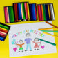 36-color triangular crayons - non-toxic, washable colored oil pastel painting set