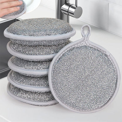 ✨Buy 1 Get 1 Free✨Kitchen Double-Sided Round Sponge Scrubber