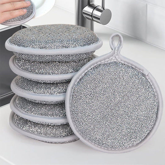 ✨Buy 1 Get 1 Free✨Kitchen Double-Sided Round Sponge Scrubber