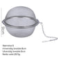 304 Stainless Steel Spice and Tea Filter(3PCS)