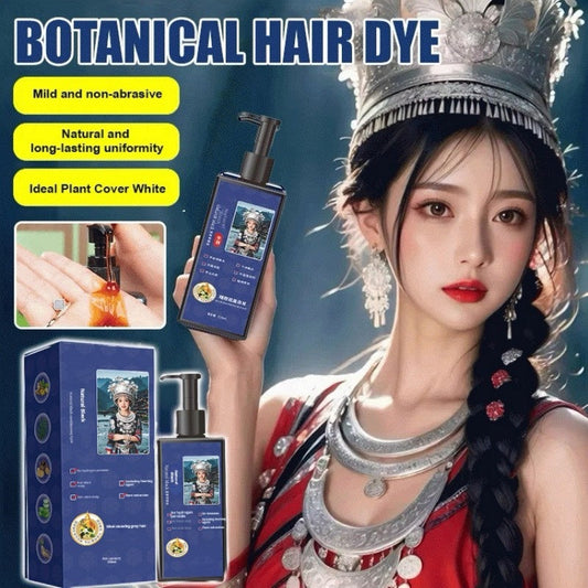 🌿 Botanical Bloom Hair Color✨Gentle on Scalp • Vibrant Gray Coverage