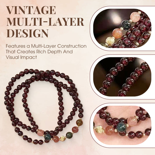 🎀Buy 1 Get 1 Free🎀Vintage Multi-Layer Beaded Bracelet