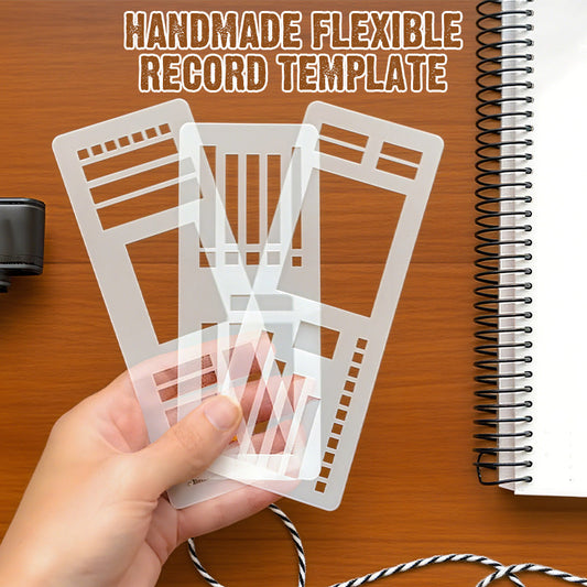 ✨Buy 1 Get 1 Free✨Handmade Flexible Record Template
