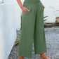 🌸Women's Casual High-Waisted Straight-Leg Cropped Pants