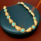Retro Stud Earrings and Necklace Set for Women