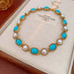 Retro Stud Earrings and Necklace Set for Women