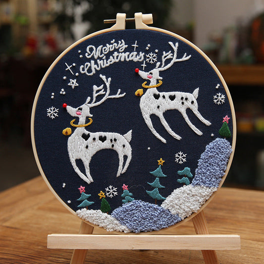 Christmas Embroidery DIY Kit