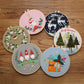 Christmas Embroidery DIY Kit