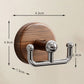 ✨Buy 1 Get 2 Free✨Multi-Functional Wood Grain Suction Cup Hook