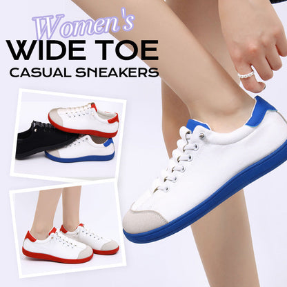✨Hot Sale✨Women's Wide Toe Casual Sneakers