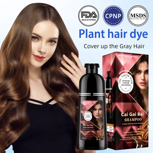 Herbal Extract Instant Hair Color Shampoo