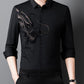 Men's Business Dragon Printed Long Sleeve Shirt
