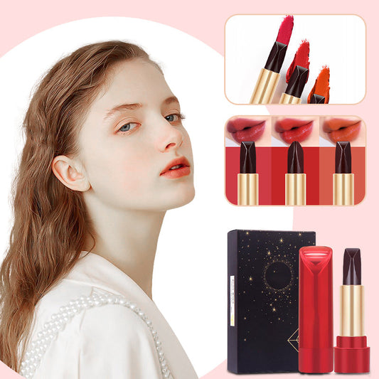 3-Color Moisturizing Waterproof Long Lasting Lipstick