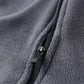 Men's Warm Solid Half Zip Long-Sleeve Tops