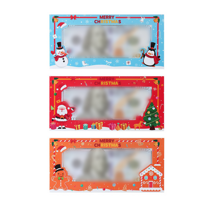 ✨Buy 2 Get 1 Free✨Cartoon Christmas Money Gift Card Holder