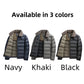 Men's Warm Waterproof Lapel Cotton Padded Jacket