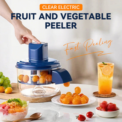 🔥Hot Sale 50% Off🔥Transparent Electric Fruit & Vegetable Peeler!