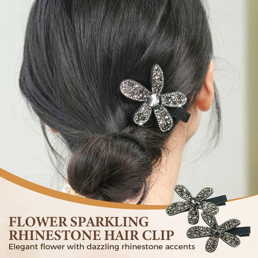 ⚡Buy 1 Get 2 Free⚡Flower Sparkling Rhinestone Hair Clip
