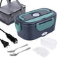 🎉2026 Flash Sale-Over 39000 Sold!🍱2-in-1 Portable Electric Heating Lunch Box｜12V Car & 230V Home Dual Use,1.5L Stainless Steel,60W Fast Heating 🔌✨