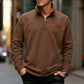 Men's Stylish Half Zip Long Sleeve Tops