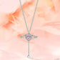 🎁50% OFF💗Pink Angel Wings Necklace