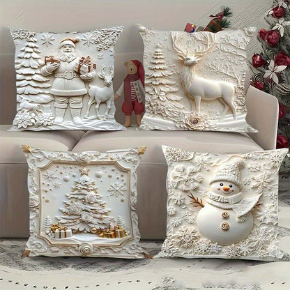 Elegant Christmas Decorative Pillow Covers (50% OFF)