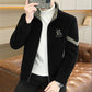 Men's Faux Wool Casual Zipper Jacket
