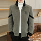Men's Faux Wool Casual Zipper Jacket