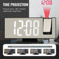 LED Mirror Projection Alarm Clock