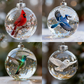 🔥Buy 1 Get 1 Free🔥Nature's Bird Glass-Look Sphere Ornament