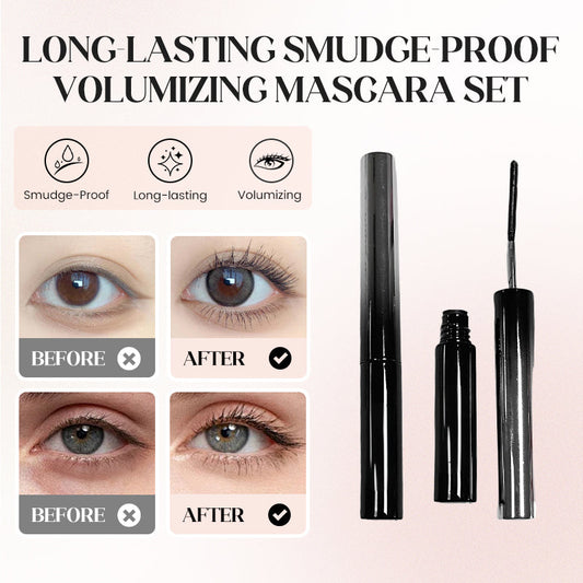 Long-Lasting Smudge-Proof Volumizing Mascara Set