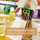 Ergonomic Grocery Bag Carrier for Shopping & Travel