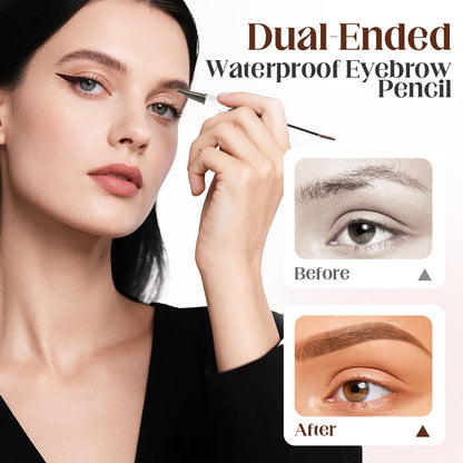 ❣️Buy 1 Get 1 Free❣️Dual-Ended 2 Tip Waterproof Eyebrow Pencil & Brush