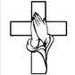 🎉Buy 2 Get 1 Free🎉Spiritual Home Decor Cross with Praying Hands