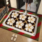 🦌 Christmas Special 50% Off 🏵️Fabric Floral Doormat