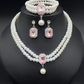 4PCS Luxury Jewelry Double Layer Faux Pearl Set