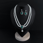 4PCS Luxury Jewelry Double Layer Faux Pearl Set