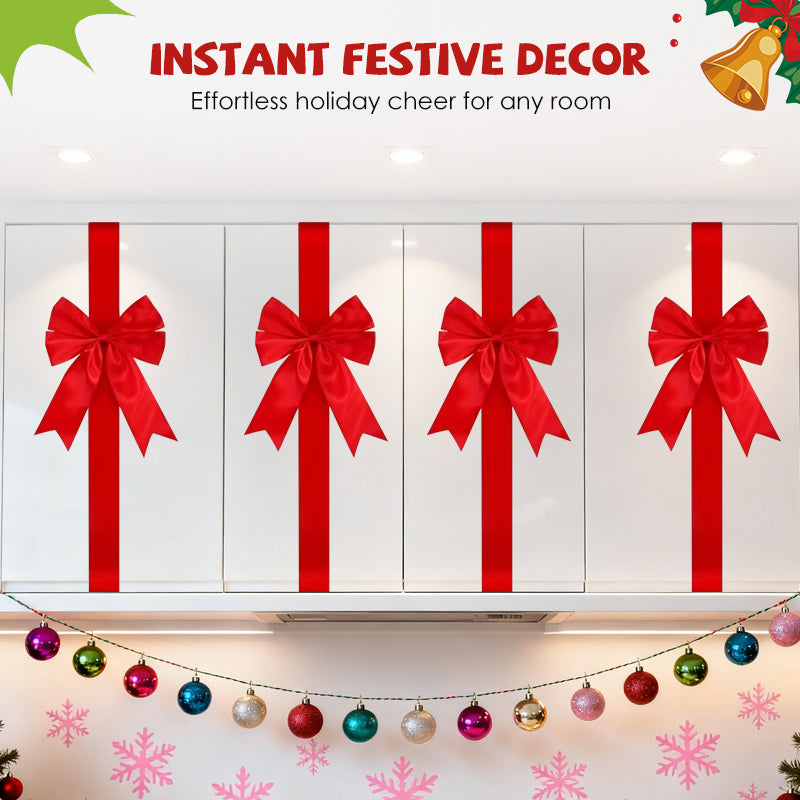 Spp Ribbon 🎀Buy 2 Get 1 Free🎀Large Christmas Cabinet Door Ribbon Bow – yamloveme