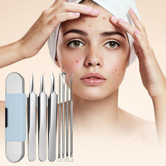 💫Year-End Sale💫Stainless Steel Blackhead Removal Kit (With Free Alcohol Pads)