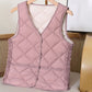 Women's Warm Quilted Lightweight Fitted Vest