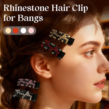 💕Buy 1 Get 1 Free💕Rhinestone Hair Clip for Bangs(4PCS)