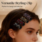 💕Buy 1 Get 1 Free💕Rhinestone Hair Clip for Bangs(4PCS)
