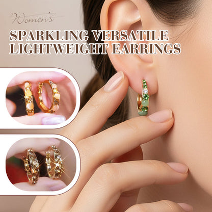 📢Buy 1 Get 1 Free💫Women's Sparkling Versatile Lightweight Earrings