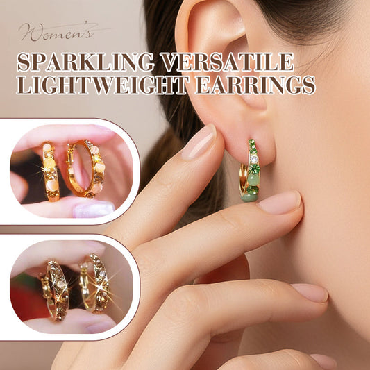 📢Buy 1 Get 1 Free💫Women's Sparkling Versatile Lightweight Earrings