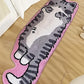 Soft Cartoon Cat Shaped Rug
