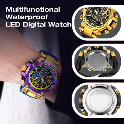 Multifunctional Waterproof LED Digital Watch